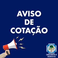 Aviso de Cotação