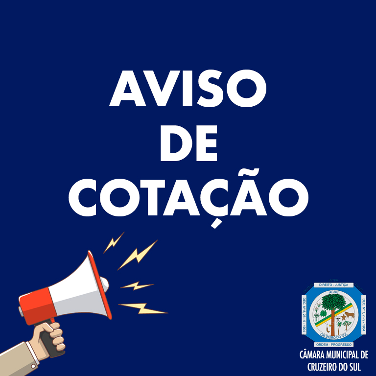 Aviso de Cotação para aquisição de aparelho de Ar-Condicionado